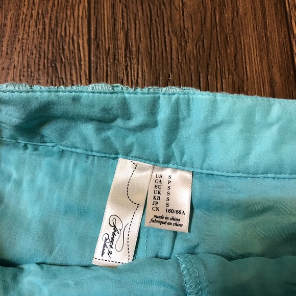 Blue Crochet Forever 21 High Waist Shorts - Picture 3 of 3